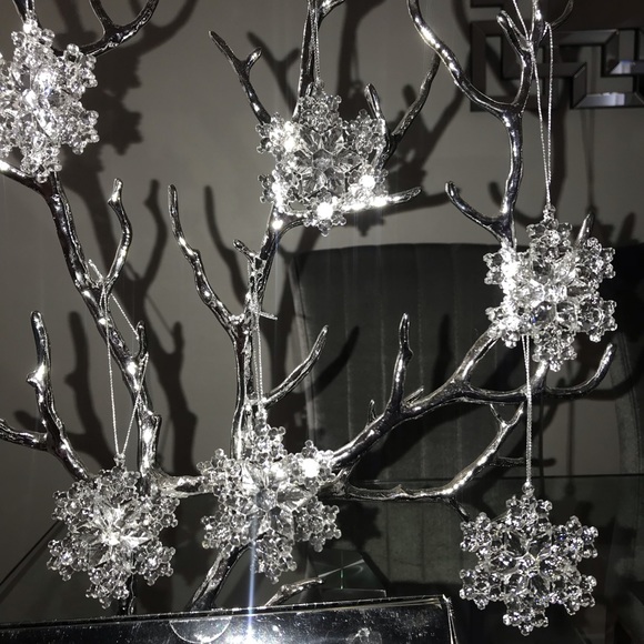 Tahari Home Holiday Tahari Home Snowflake Holiday Ornamentsdecor